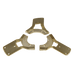 Arcade Custom Finish Kit in Burnished Brass by Visual Comfort Fan