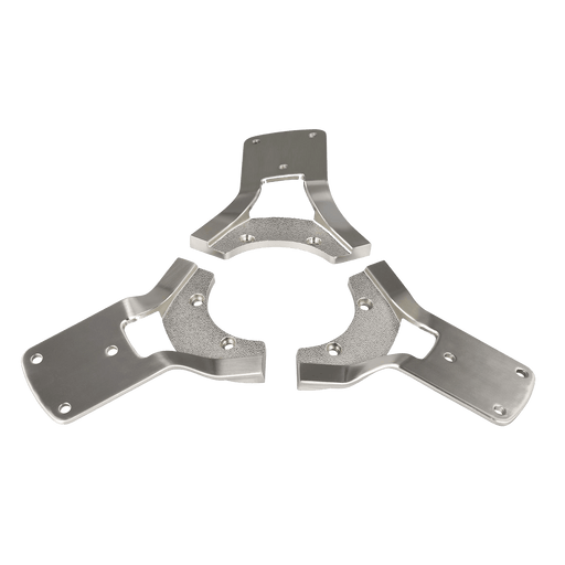 Arcade Custom Finish Kit in Brushed Steel by Visual Comfort Fan
