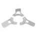 Arcade Custom Finish Kit in Matte White by Visual Comfort Fan