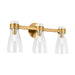 Aerin Moritz White Glass Vanity Light - Open-Box