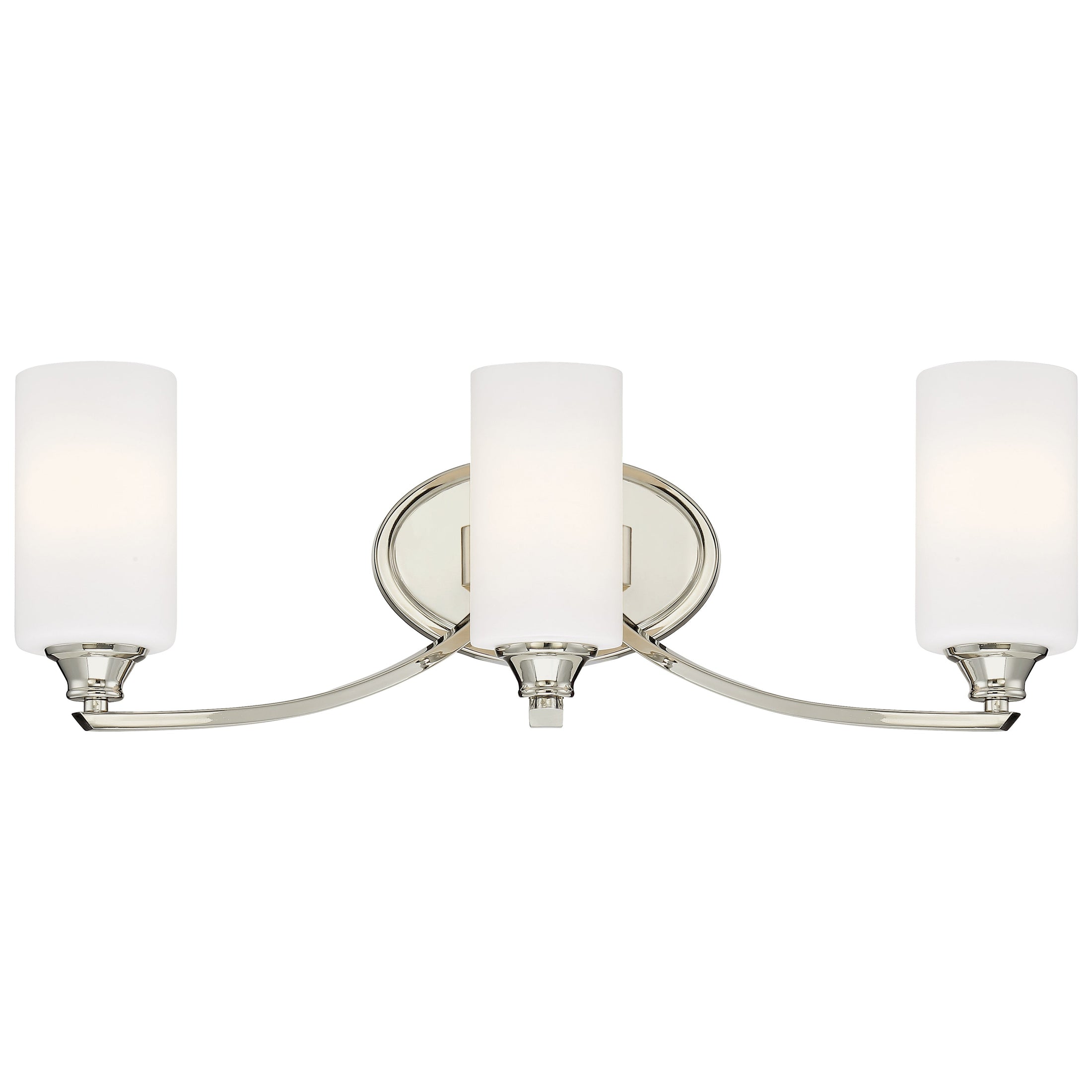 Tilbury 3 Light Bath in Polished Nickel with Etched Opal Glass - Minka-Lavery