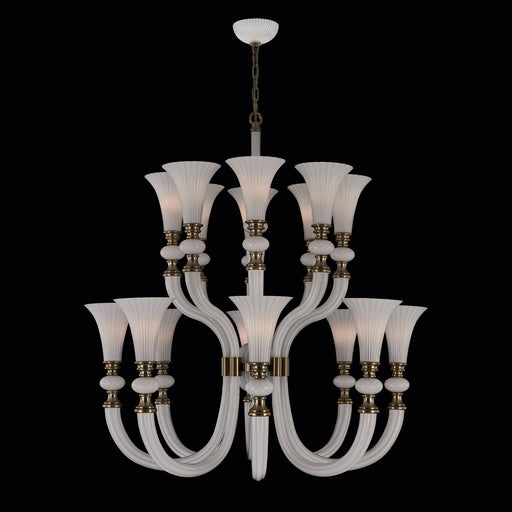 Allegri Bianca 2-Tier Chandelier