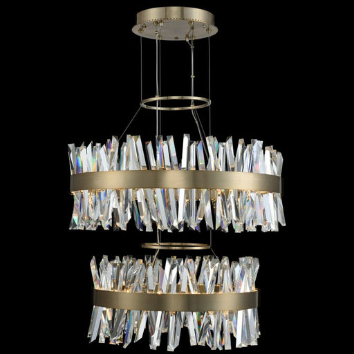 Allegri Glacier 2-Tier LED Pendant