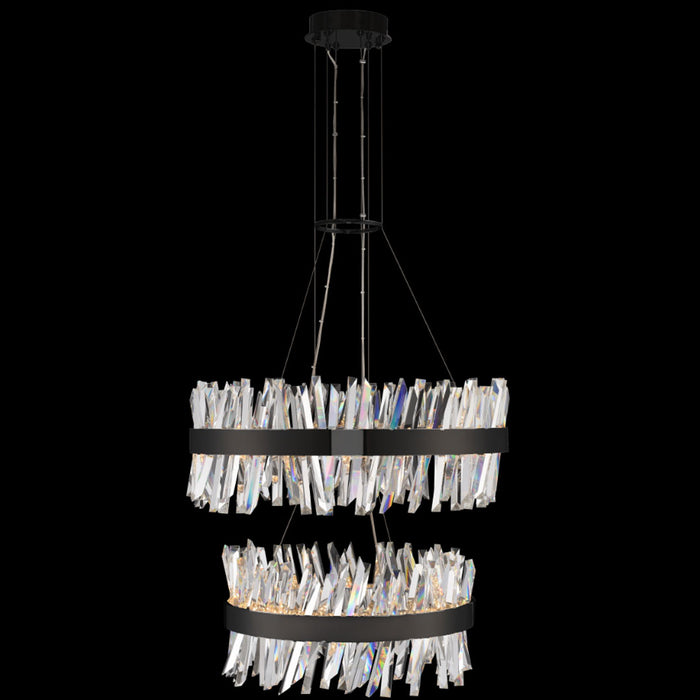 Allegri Glacier 2-Tier LED Pendant