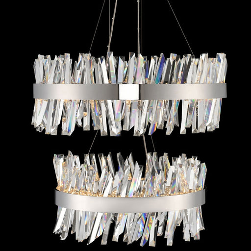 Allegri Glacier 2-Tier LED Pendant