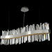 Allegri Glacier LED Wave Linear Suspension