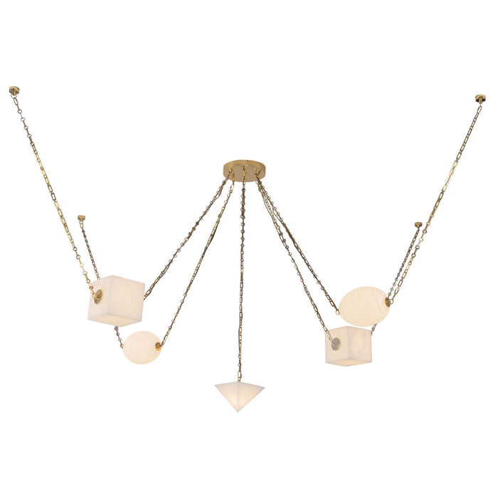 Alora Lighting Mineral Color-Select Chandelier