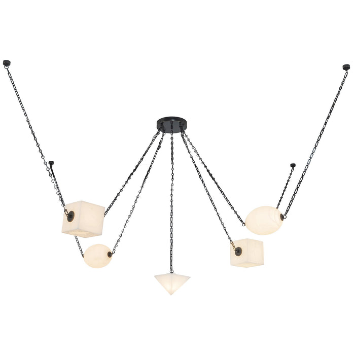 Alora Lighting Mineral Color-Select Chandelier
