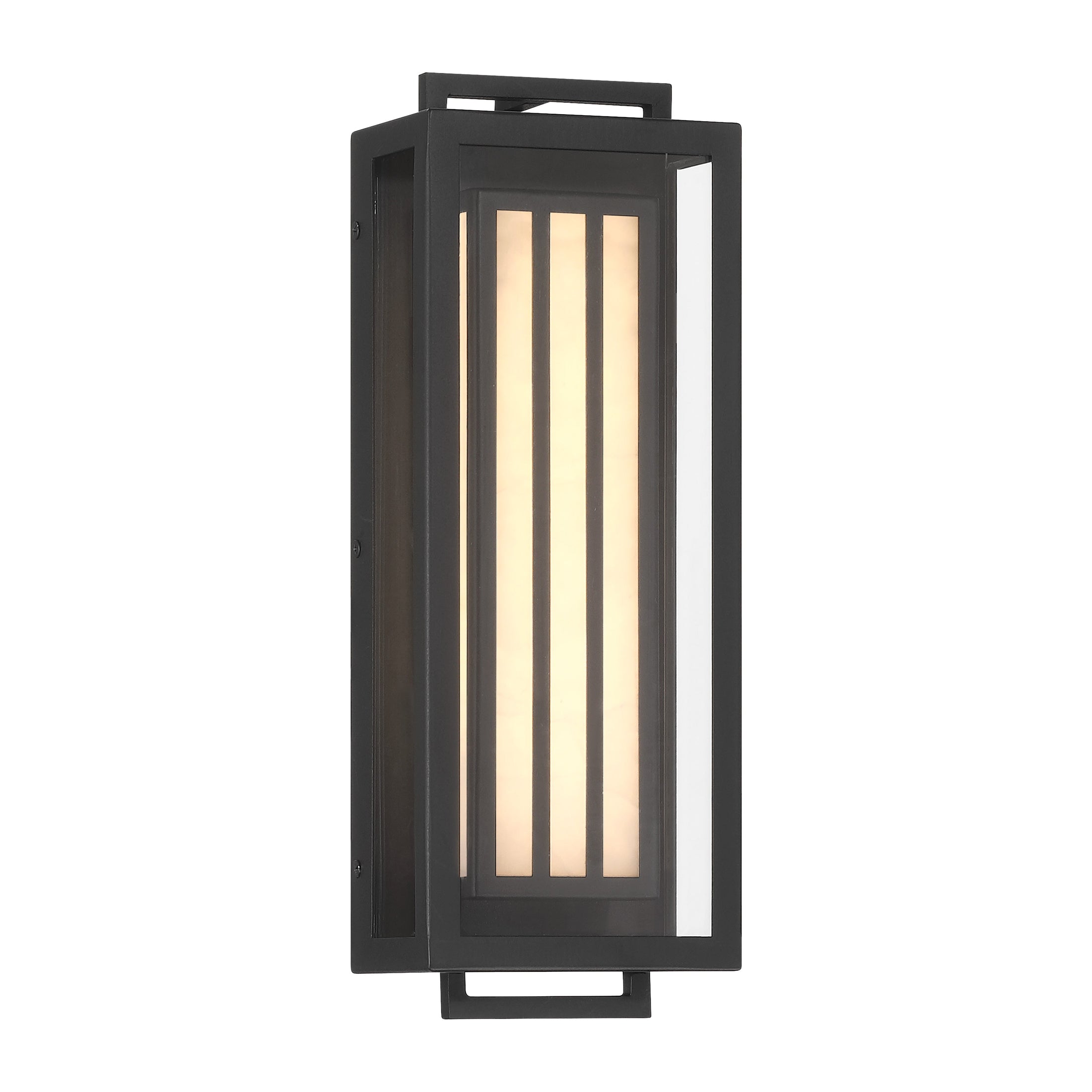 Eastly 1 Light Outdoor LED Wall Mount in Sand Coal Black Finish . - Minka-Lavery
