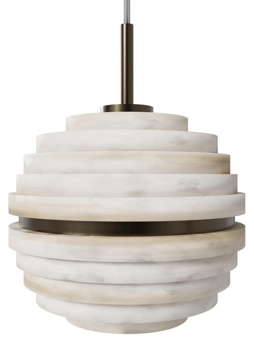 Avenue Lighting Sedona Ribbed Pendant