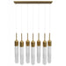 Avenue Lighting Tribeca Linear Multi-Light Pendant