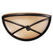 Aspen™ II 1 Light Wall Sconce in Aspen Bronze™ Finish with Rustic Scavo Glass - Minka-Lavery