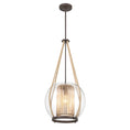 Load image into Gallery viewer, Stutterhein 31" 1 Light Pendant in Sand Bronze Finish and Clear Glass - Minka-Lavery
