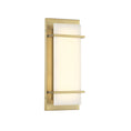 Load image into Gallery viewer, Tarnos 16" Wall Sconce in Soft Brass Finish and Faux Alabaster - Minka-Lavery
