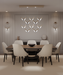 BLADE 48"W Rectangular Pendant by Fine Art Lamps