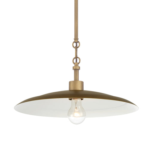 York 1-Light Pendant - Natural Brass - Minka-Lavery