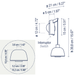 Bover Drep A/01 Hanging Wall Sconce
