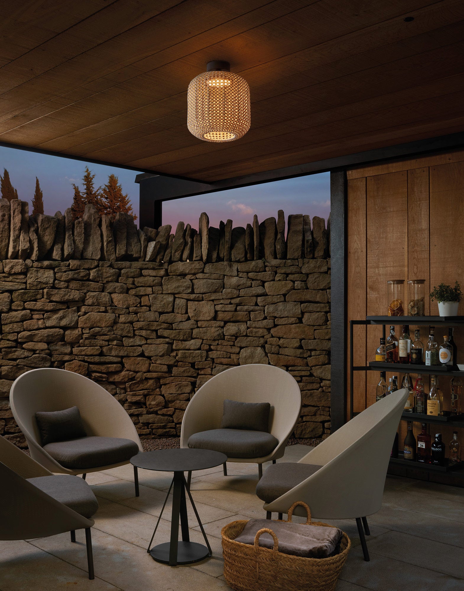 Bover Nans Outdoor LED Flushmount