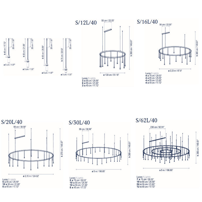 Bover Skybell Circle Pendant