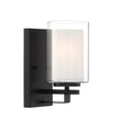 Load image into Gallery viewer, Parsons Studio 1 Light Bath in Sand Coal Finish with Clear and Etched White Glass - Minka-Lavery
