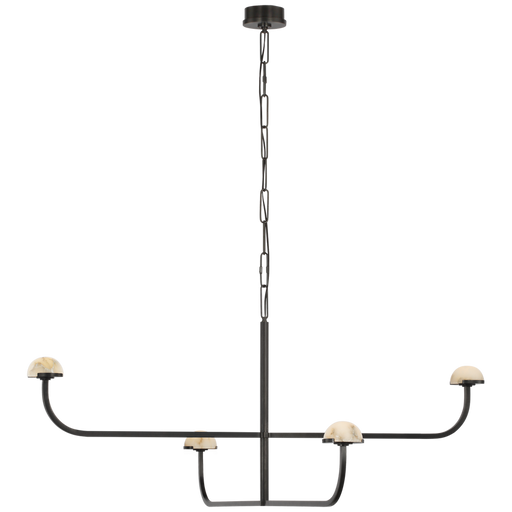 Pedra Two Tier Shallow Chandelier by Visual Comfort Signature