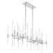 Pillar 6 Light Island Light in Chrome Finish - Minka-Lavery