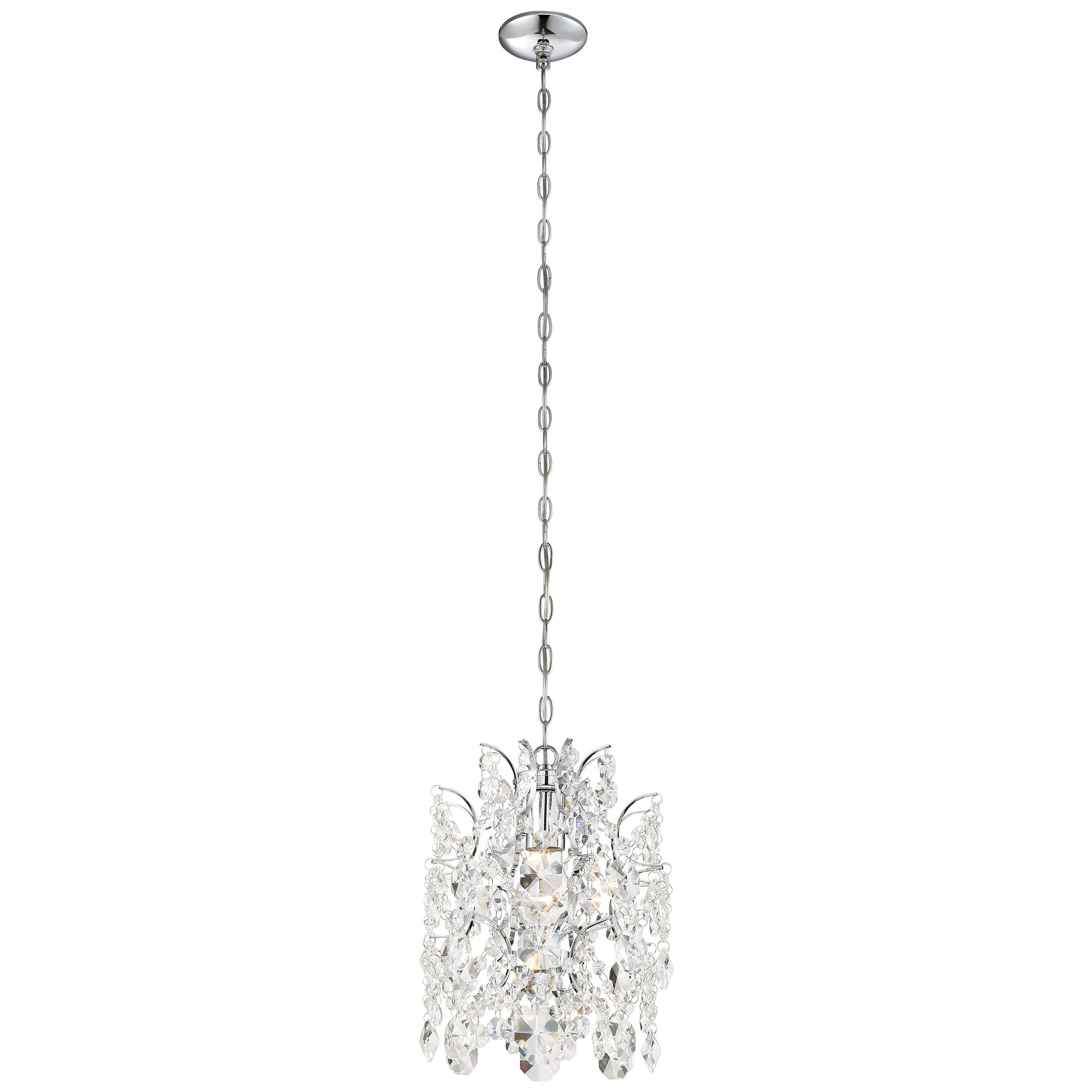 Isabella’s Crown 1 Light Mini Pendant in Chrome - Minka-Lavery