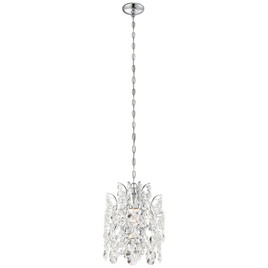 Isabella’s Crown 1 Light Mini Pendant in Chrome - Minka-Lavery