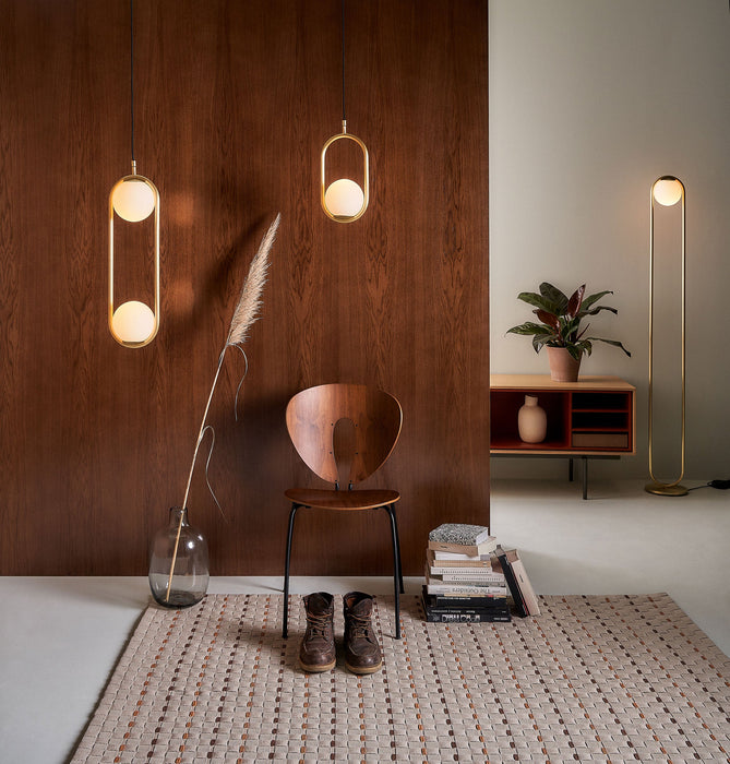 C Ball Floor Lamp by B.Lux