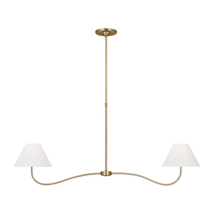 Laguna Large Linear Chandelier by Visual Comfort Studio