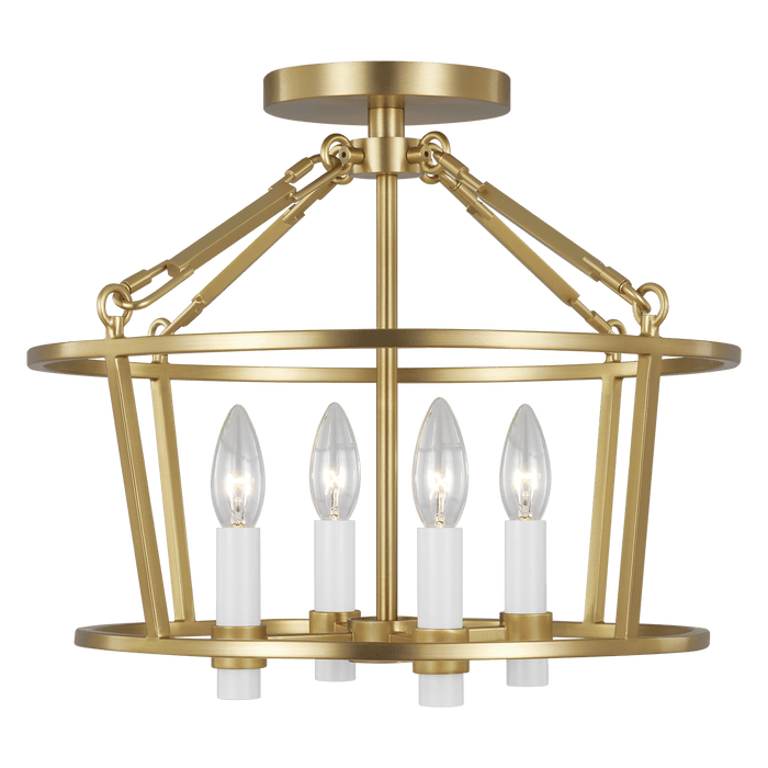 Marston Semi Flush Mount by Visual Comfort Studio