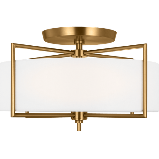 Perno Large Semi-Flush Mount by Visual Comfort Studio