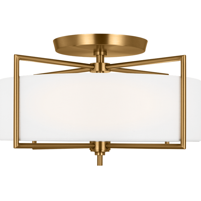 Perno Large Semi-Flush Mount by Visual Comfort Studio