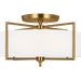 Perno Large Semi-Flush Mount by Visual Comfort Studio