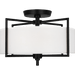 Perno Medium Semi-Flush Mount by Visual Comfort Studio