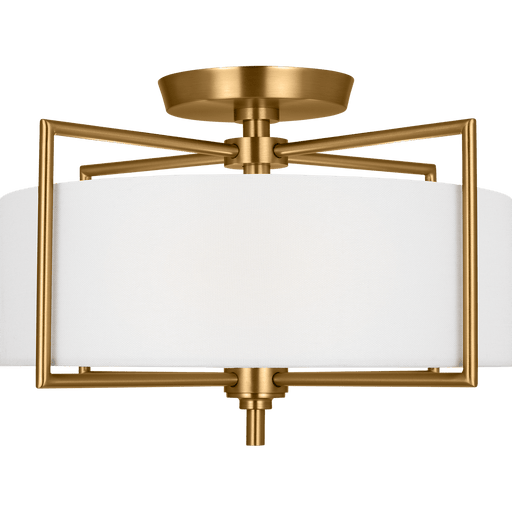 Perno Medium Semi-Flush Mount by Visual Comfort Studio