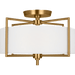 Perno Medium Semi-Flush Mount by Visual Comfort Studio