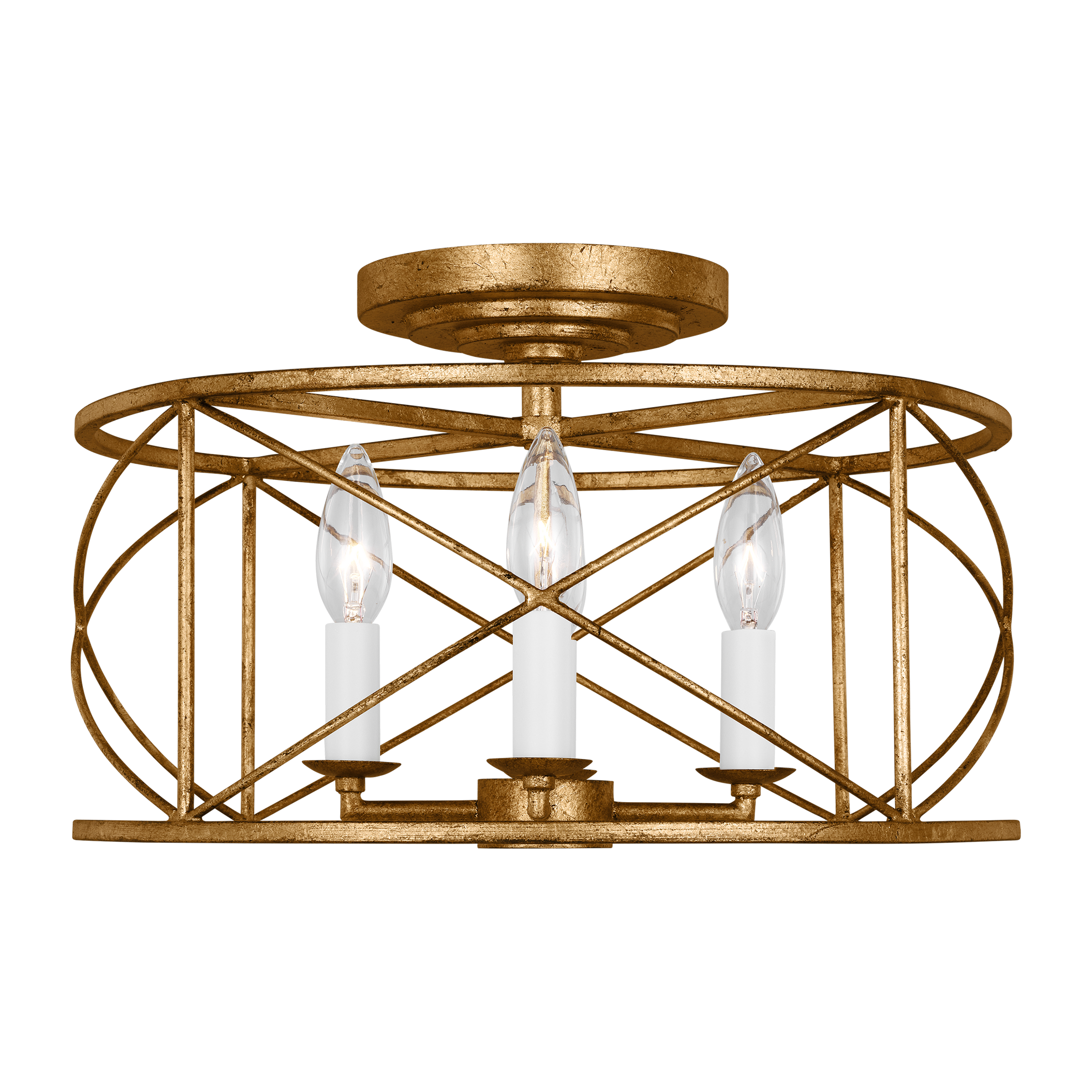 Beatrix Medium Semi-Flush Mount