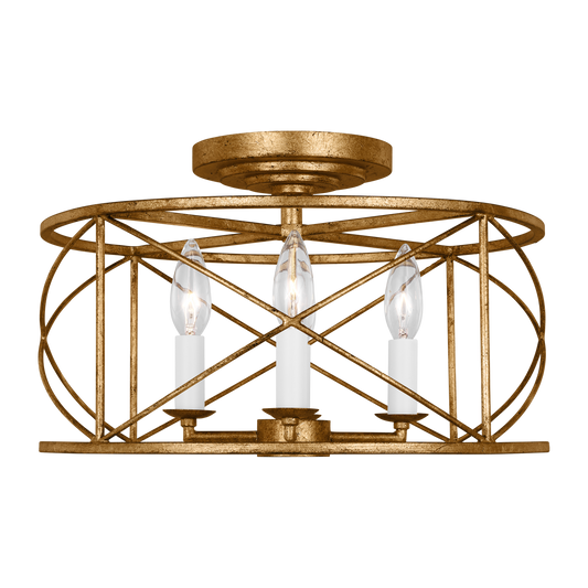 Beatrix Medium Semi-Flush Mount