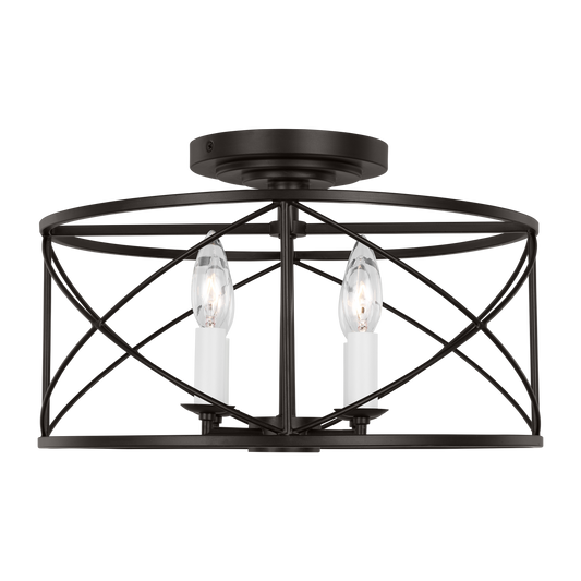 Beatrix Medium Semi-Flush Mount