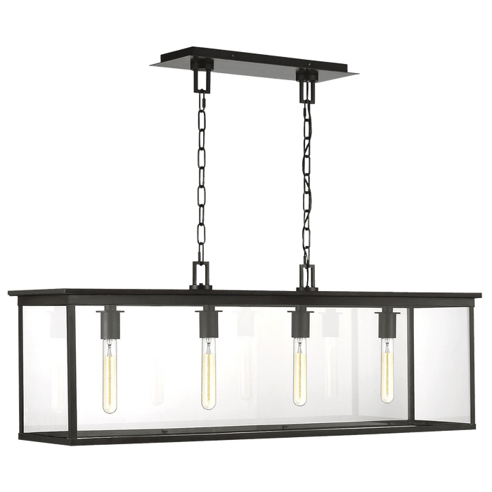 Freeport Linear Outdoor Chandelier by Visual Comfort Studio