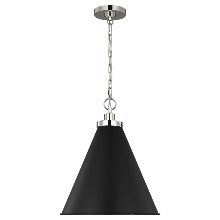 Wellfleet Medium Cone Pendant by Visual Comfort Studio