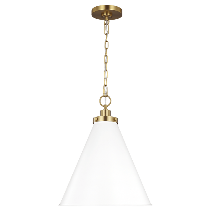 Wellfleet Medium Cone Pendant by Visual Comfort Studio