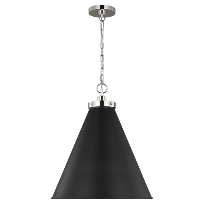 Wellfleet Large Cone Pendant by Visual Comfort Studio