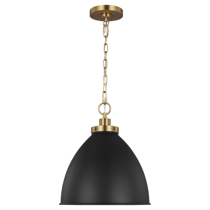 Wellfleet Medium Dome Pendant by Visual Comfort Studio