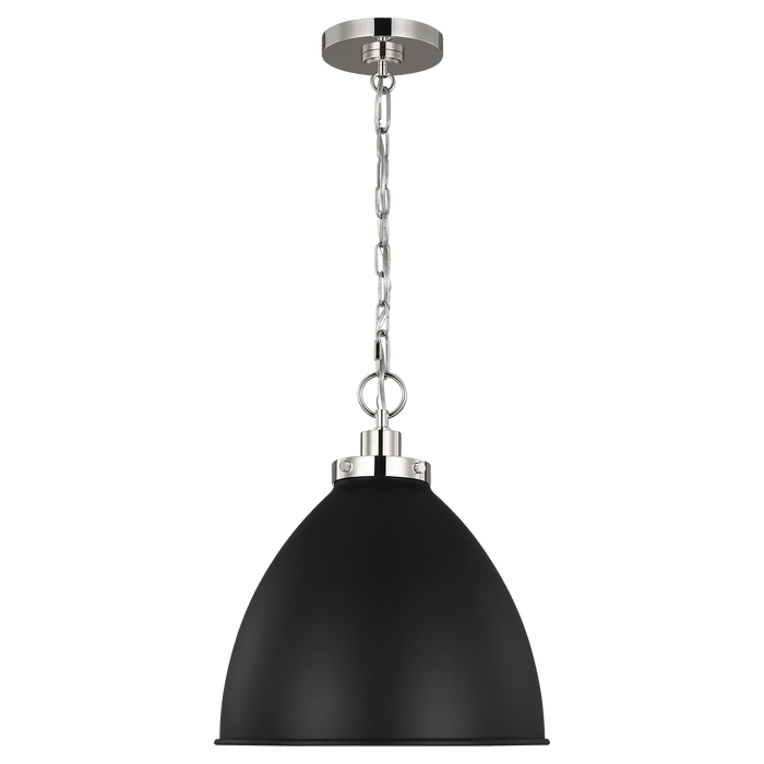 Wellfleet Medium Dome Pendant by Visual Comfort Studio