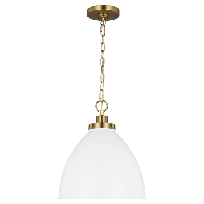 Wellfleet Medium Dome Pendant by Visual Comfort Studio