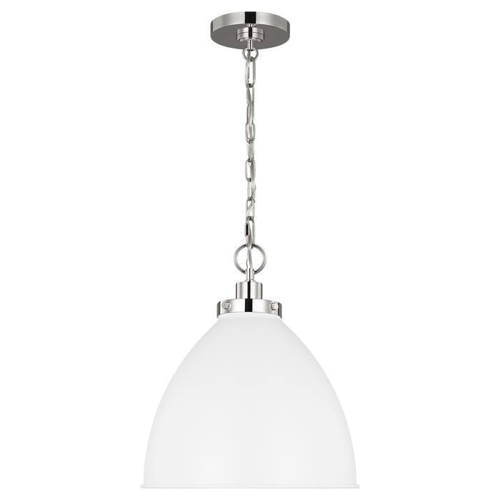Wellfleet Medium Dome Pendant by Visual Comfort Studio
