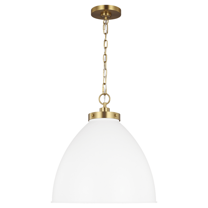 Wellfleet Large Dome Pendant by Visual Comfort Studio