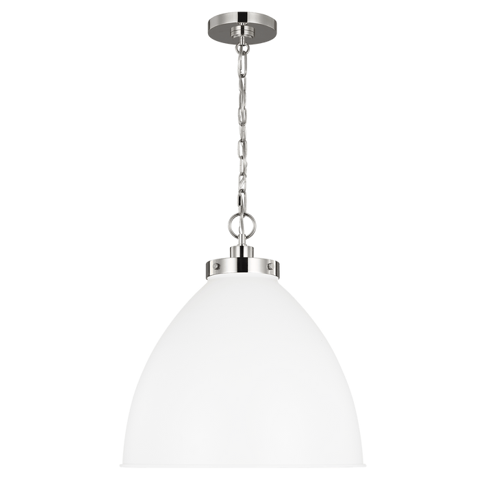 Wellfleet Large Dome Pendant by Visual Comfort Studio